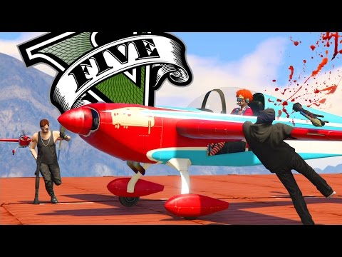 GTA V AVIÕES CONTRA A TRETA TODA! Com os Piras!