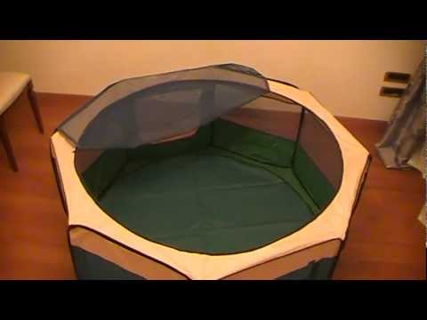 Манеж для щенков видео
