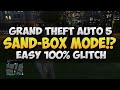 GTA 5 Online - New "Sandbox Mode" Online Glitch Tutorial (GTA V Funny Moments Glitches)