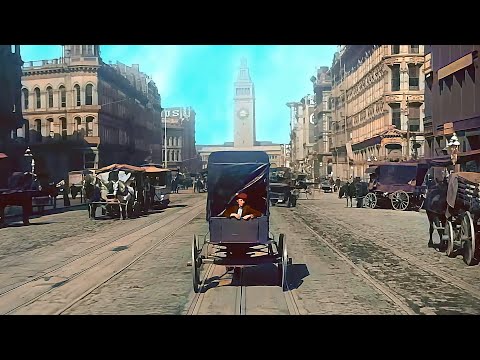 San Francisco 1906 (New Version) in Color [60fps, Remastered] w/added sound