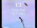 U2 BAD Live Aid 1985