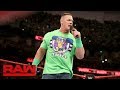 John Cena addresses dream match against The Undertaker at WrestleMania: Raw, Feb. 26, 2018