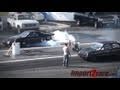 Mazda RX7 vs Toyota Starlet turbo (Burnout)