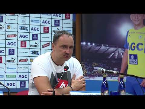 Tiskov konference Jindicha Trpiovskho po zpase Teplice - Liberec (29.9.2017)