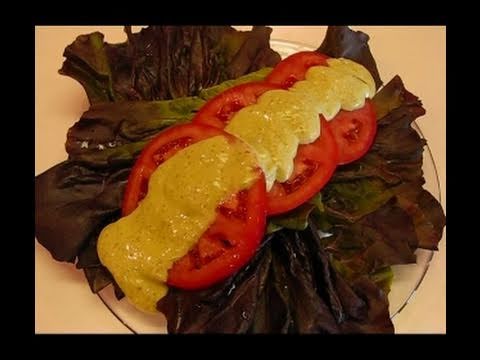 Betty's Tomato and Lettuce Salad with Green Goddess Dressing