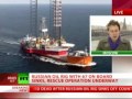 Video Russia oil rig capsizes off Sakhalin, dozens missing.
