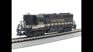 N Scale Bachmann Southern Emd Gp50 Diesel Locomotive Demo
