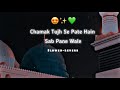 Mera dil bhi chamka de chamkane wale 💚 || slowed reverb naat || Tabrej Official 313