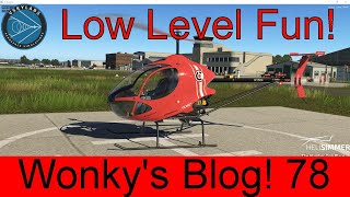 X Plane 11.40. Low Level Joy Cicare 8 Helicopter. Wonky's Blog! 78. VSKYLABS Aerospace Simulations.