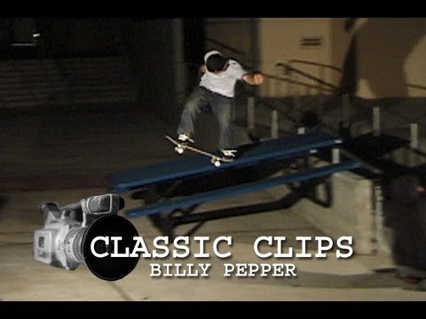 Billy Pepper Skateboarding Classic Clips #38 Element Skateboards