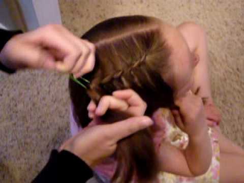 Also known as a "waterfall braid" "fall-through" or "fairytale braid" This Also known as a "waterfall braid" "fall-through" or "fairytale braid" This