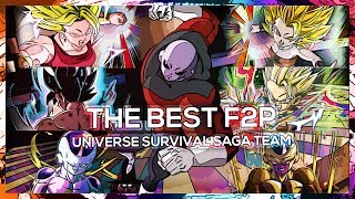 *OUTDATED* THE BEST F2P 'UNIVERSE SURVIVAL SAGA' TEAM SHOWCASE V2 | DBZ Dokkan Battle