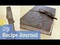 How to Make a Book: Leather Recipe Journal