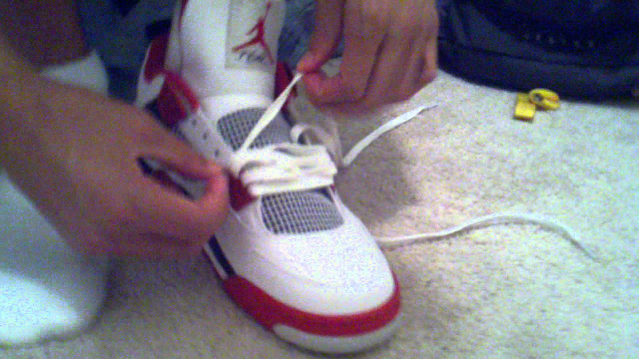 How To Lace Jordan 4s YouTube