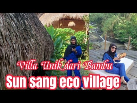 SUN SANG ECO VILLA || VILLA MURAH DI BALI DENGAN KONSEP BAMBU