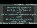 Reekado Banks - Oluwa Ni Remix Ft Sarkodie [Video Official Lyrics]