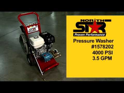 NORTHSTAR ELECTRIC COLD WATER PRESSURE WASHER — 2000 PSI