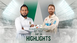 Bangladesh vs New Zealand Highlights | 1st Test | Day 4 | 2023