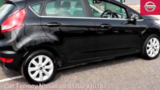 2011 Ford Fiesta Zetec 1.2L Panther Black Metallic Fp11Kyk For Sale At Toomey Nissan Southend