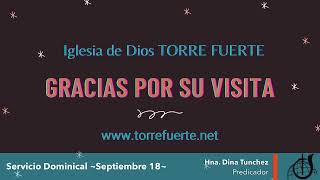 Servicio Dominical ~Septiembre 18~