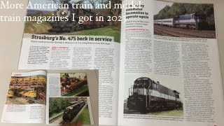 More American Train And Model Train Magazines I Got In 2023
