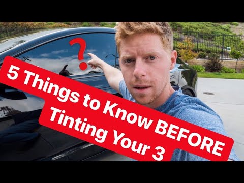 5 Things To Know BEFORE Tinting Your Tesla Model 3