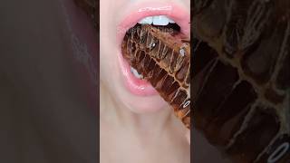 Asmr Satisfying Eating Honey Comb