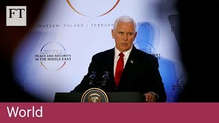 Mike Pence urges EU to withdraw from Iran nuclear deal