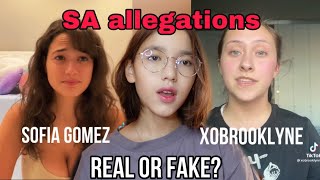 The danger of ALLEGATIONS (xoBrooklynne and Sofia Gomez)