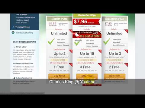Youtube web hosting control panel review