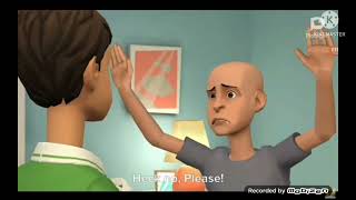 Clic Caillous Punishment Day Gets Grounded Plotagon Movie Screaming Go To Your Room