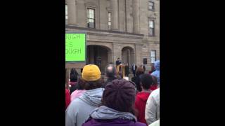 A Speaker Talks On Island Wide Pei About Healthcare On Pei 13