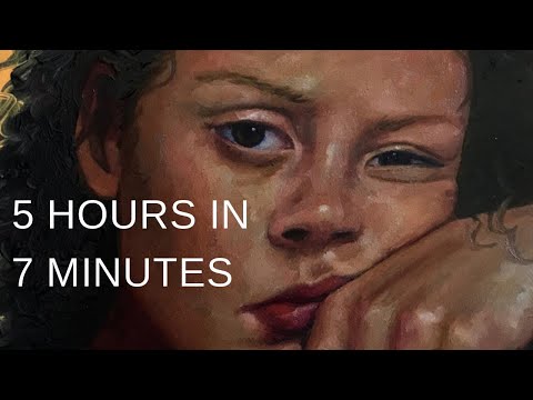 PAINTING TIMELAPSE || Expressive Portrait in Oil - "Tact"