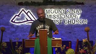 Mount Sinai Sunday Morning Worship Service August 28, 2022