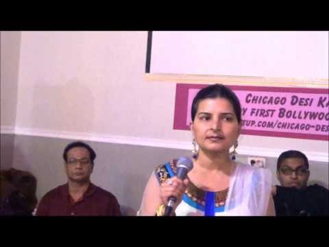 Manmeet Kaur sings at Bollywood Karaoke Night presented by Chicago...