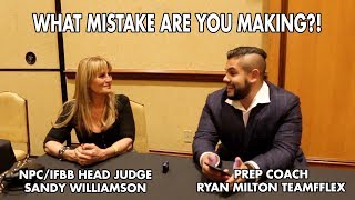 Most Common Mistake Bikini/Any Competitors Make with Sandy Williamson Head Npc/Ifbb judge!
