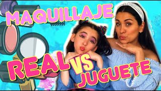 MAQUILLAJE REAL Vs MAQUILLAJE DE JUGUETE 💄💅🏻👩‍❤️‍👩  - LARA CAMPOS