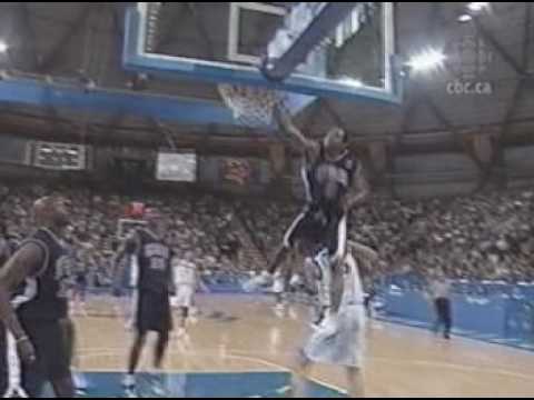 vince carter dunk over 7 footer. Vince Carter Jams Over 7#39; 2quot;