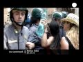 L'Aquila protesters clash with police - no comment