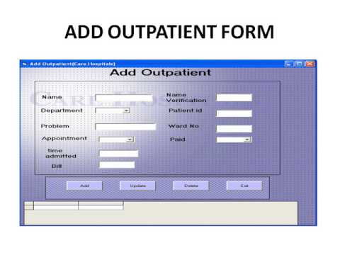 Hospital Management System Mini Project Free Download In Vb