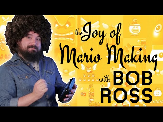 Bob Ross Makes A Super Mario Level - Video