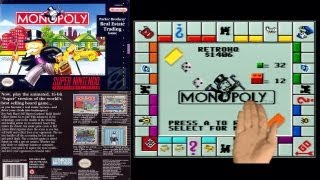Monopoly Snes Intro And Gameplay Preview