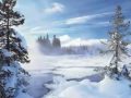 Rainbow - Snowman - Warm Seasonal Wishes ecards - Season's Greetings Greeting Cards