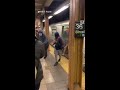 Play this video Passengers flee NYC subway shooting