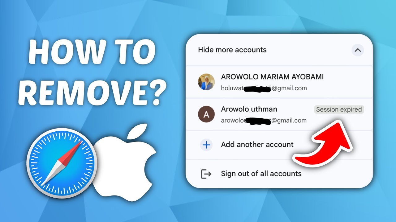 How to Remove Session Expired Google Account from Safari How to Remove Session Expired Google Account from Safari