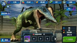 The New Hybrid Alangasaurus Juric World The Game
