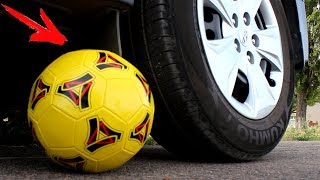 EXPERIMENT: CAR VS SOCCER BALL
