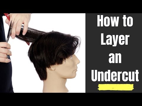 How to Layer an Undercut - TheSalonGuy