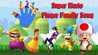 Super Mario Finger Family Song For Kids Nursery Rhymes For Childrens