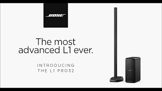 Introducing the Bose L1 Pro32 Portable Line Array System